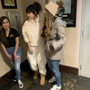 26 December @Jossiee_ on Twitter: This is me telling my co worker to get out of my picture with @selenagomez