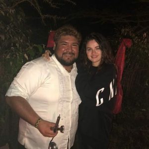 27 December Selena with a fan