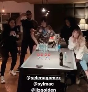 17 December Selena in The Roommates Instagram Story