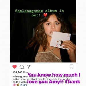 10 January Selena on Instagram Stories