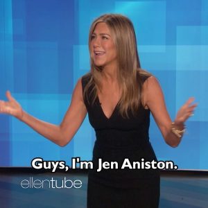 23 January @theellenshow on Instagram: Tomorrow, my friend @JenniferAniston steals my show