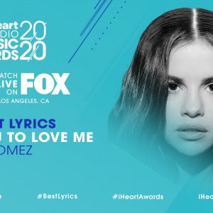 8 January Selena is nominated on iHeartRadio Music Awards 2020 in 3 categories Vote!