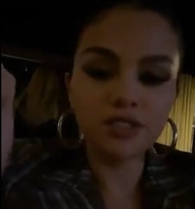 9 January Selena on Instagram Stories