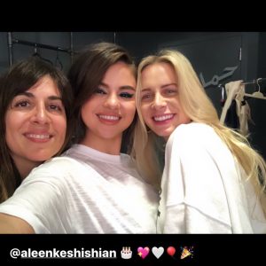 3 February Selena in Raquelle Stevens’ Instagram Story