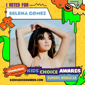 13 February vote for Selena at Kids Choice Awards 2020!