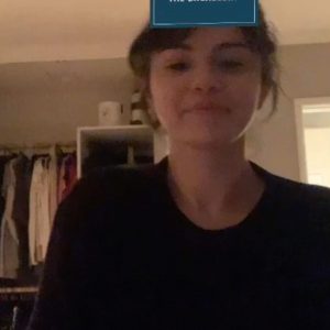 3 March Selena in Connar Franklin’s Instagram Story