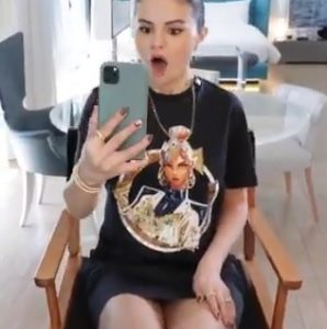 13 March Selena appeared in Zach King’s Tik Tok
