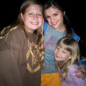 6 April check out cute pic of Selena with fans