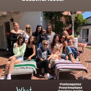 24 May Selena in @amyrosoffdavis’s Instagram Story