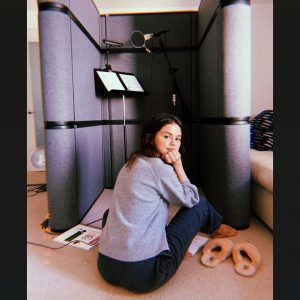 2 May Selena on Instagram: Makeshift studio so I can work from home