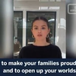 23 May special message from Selena for immigrads from Class of 2020