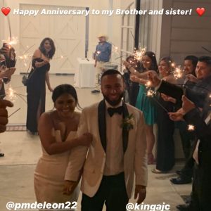 19 July couple new pics of Selena from Priscilla and Jay Cosme’s wedding