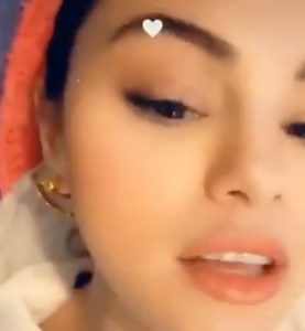 3 July new video of Selena on Chinese social platform DouYin