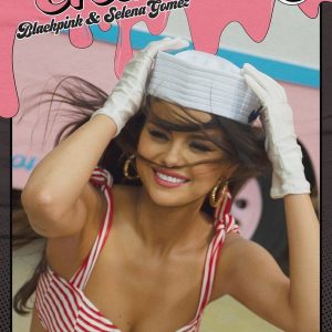 26 August official promo poster with Selena for “Ice Cream”