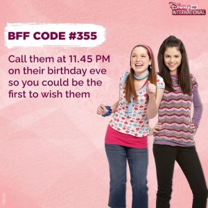 1 August @disneyinthd on Instagram: Codes to live by with your BFF!😏