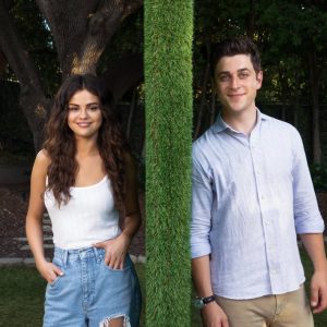 24 August new pic of Selena and David Henrie at This Is The Year film announcement