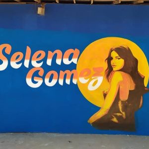 22 september check out wall graffiti for one of Selena’s upcoming projects