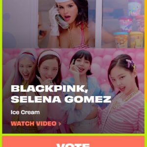 6 October vote fror Ice Cream as Best Collaboration on MTV EMA 2020!