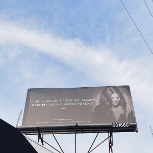 5 October Lose You To Love Me for your consideration at GRAMMY’s 2020 billboard spotted in Los Angeles