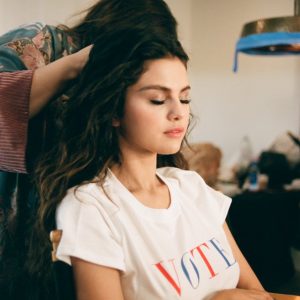 30 October Selena on Twitter: In line for the polls today?  Listen to the Selena x Votes collection