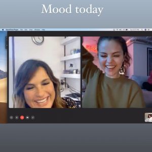 10 November Selena in @gabriellafka’s Instagram story