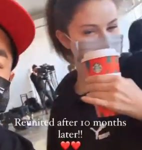 16 November Selena in Hung Vanngo’s Instagram story