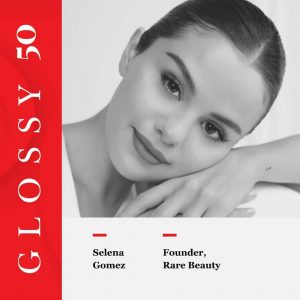 3 December Selena named as Glossy’s beauty change maker
