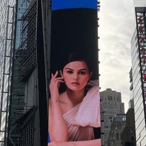 25 January new big posters with Selena spotted in New York