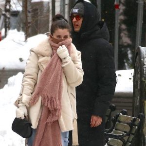 3 February new candids of Selena leaving set of Only Murders In The Building in New York