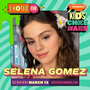 Vote for Selena at Kids Choice Awards 2021!