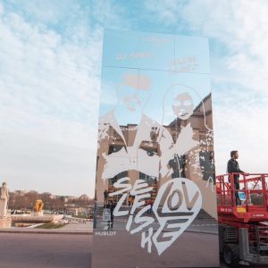 4 March Selfish Love promo billboard spotted in Europe