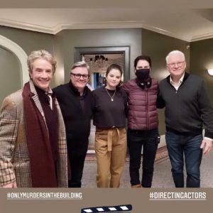 7 April new pic of Selena with the cast of Only Murders In The Building