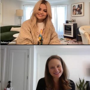 20 May new screen of Selena from zoom chat with Elyse Cohen