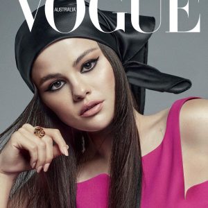 20 June the alternative cover with Selena for Vogue Australia