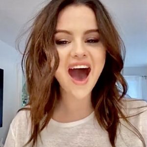 28 July new video with Selena posted by Rare Beauty on Tik Tok