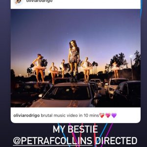 23 August Selena shared post from Olivia Rodrigo via Instagram story!