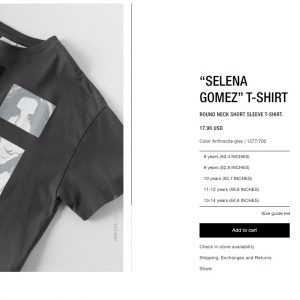24 August check out Lose you To Love Me merch selling exclusively at Zara!