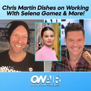 14 October: Chris Martin from Colplay on Selena – “She’s just an angel”