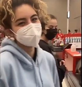 23 October: Selena spotted with friends at Target