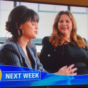 2 April: Selena withh be on GMA next week!