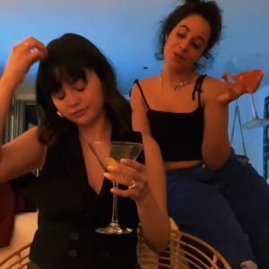 19 April: Selena hanging out with Camila Cebello in a new Tik Tok video