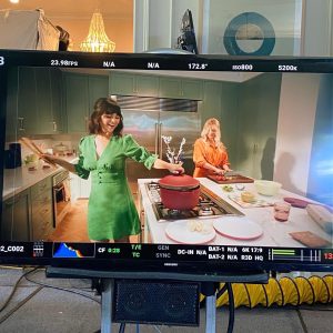 14 May: new pic with Selena from behind the scenes of her photoshoot for Our Place