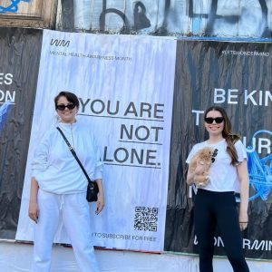 20 May: @daniella_pierson on Instagram: @officialwondermind has posters all over NYC and LA reminding people that they are not alone