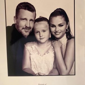 26 July: Selena with Gracie & Brian at her 30th birthday party