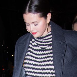 19 October: Selena spotted leaving restaurant Carbone in New York