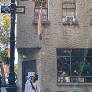 29 October: Selena standing at the Waverly Place street in New York and screaming “I love this city” in the new TikTok video