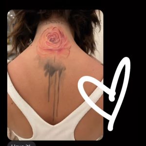 4 November: studio “Bang Bang Nyc” shared screenshot with the pic of Selena’s rose tattoo