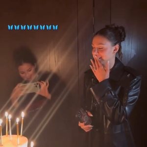 9 January: in the new video, Selena celebrating Nicola Peltz’s Birthday