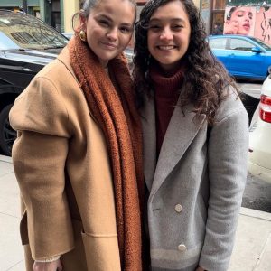 11 March: Selena with fans in New York