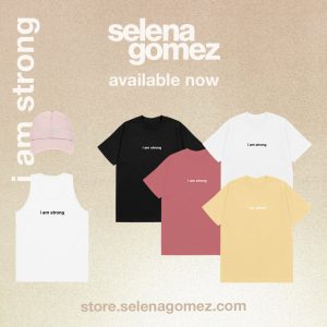 26 April: check out new ‘Kind Words’ merchandise collection at Selena’s official store